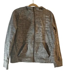 Nike Dri-FIT Full Zip Hoodie Kids XL Gray Performance Jacket